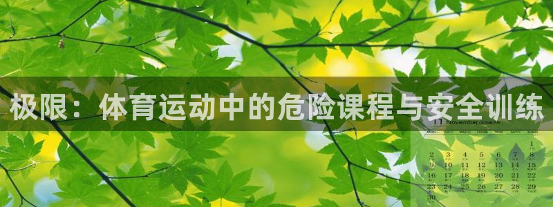 意昂5Kgame体育热门赛事有哪些：极限：体育运动中的危险课程与安全训练