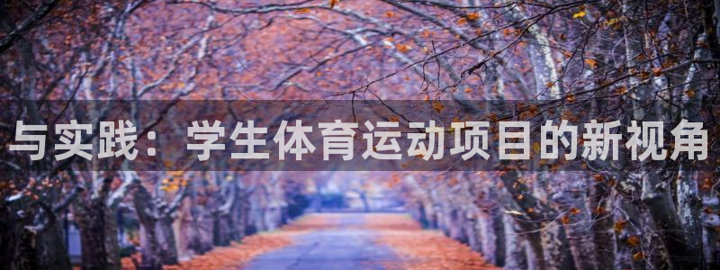 意昂5Kgame平台主管：与实践：学生体育运动项目的新视角